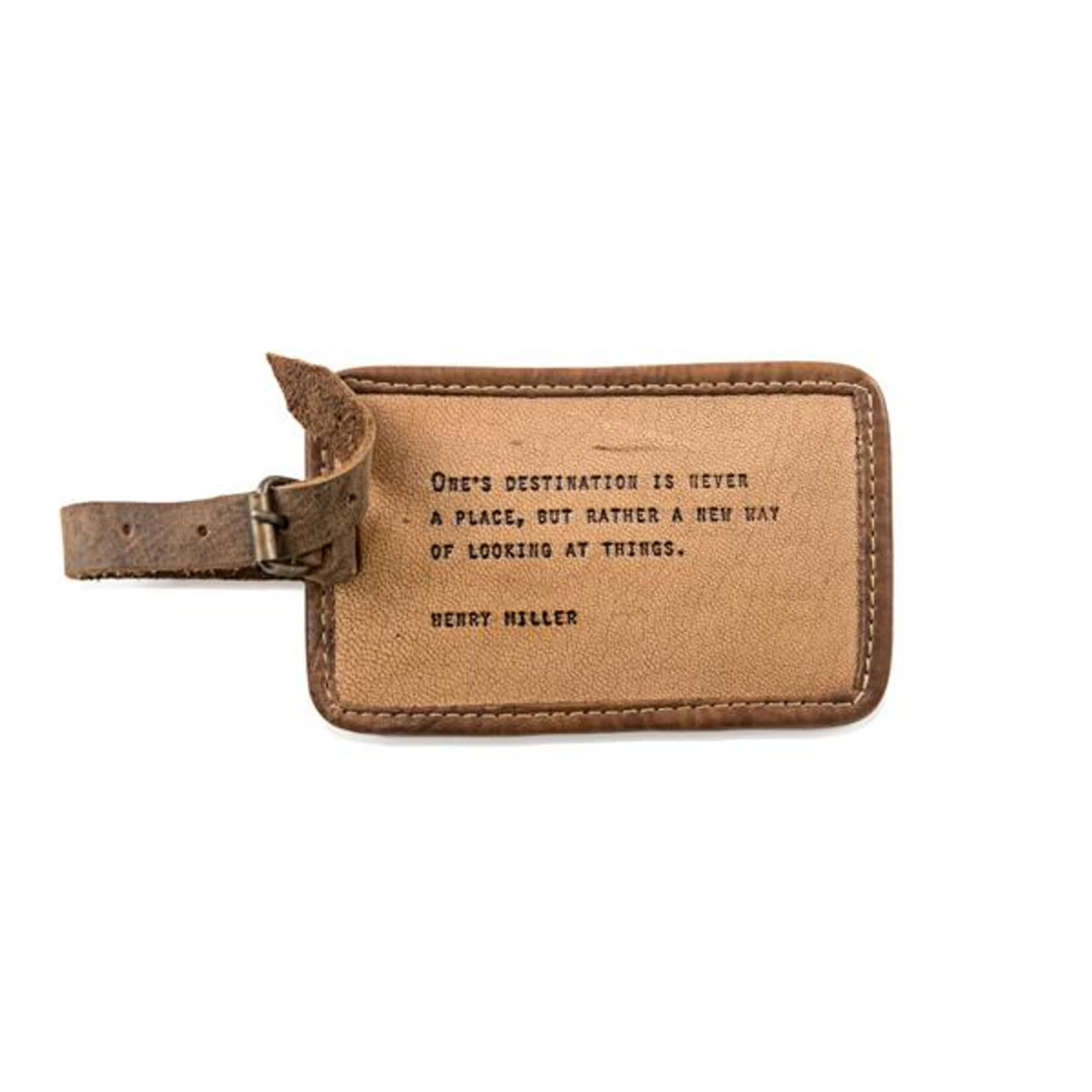 SugarBoo Leather Luggage Tag
