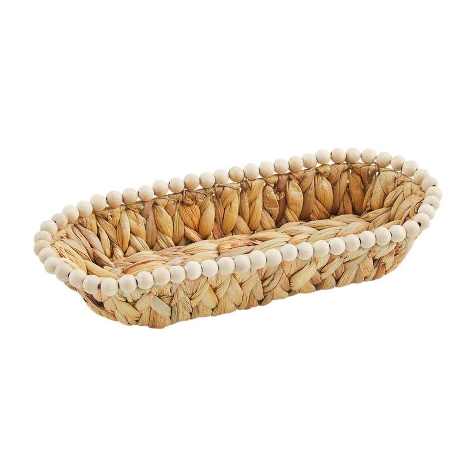 Mudpie Hyacinth Bread Basket, lg