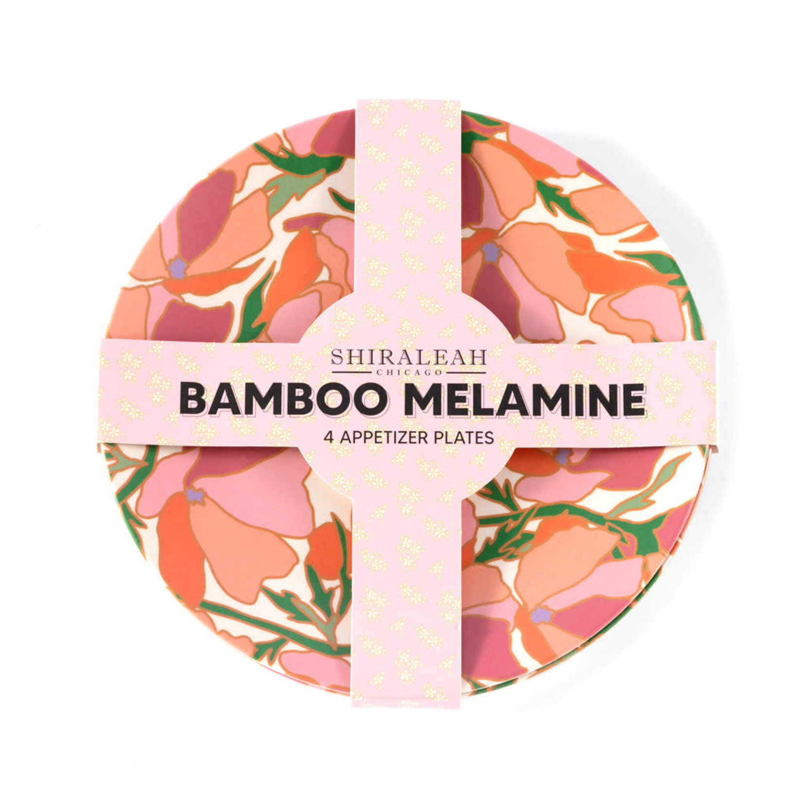 Bamboo Melamine Appetizer Plate
