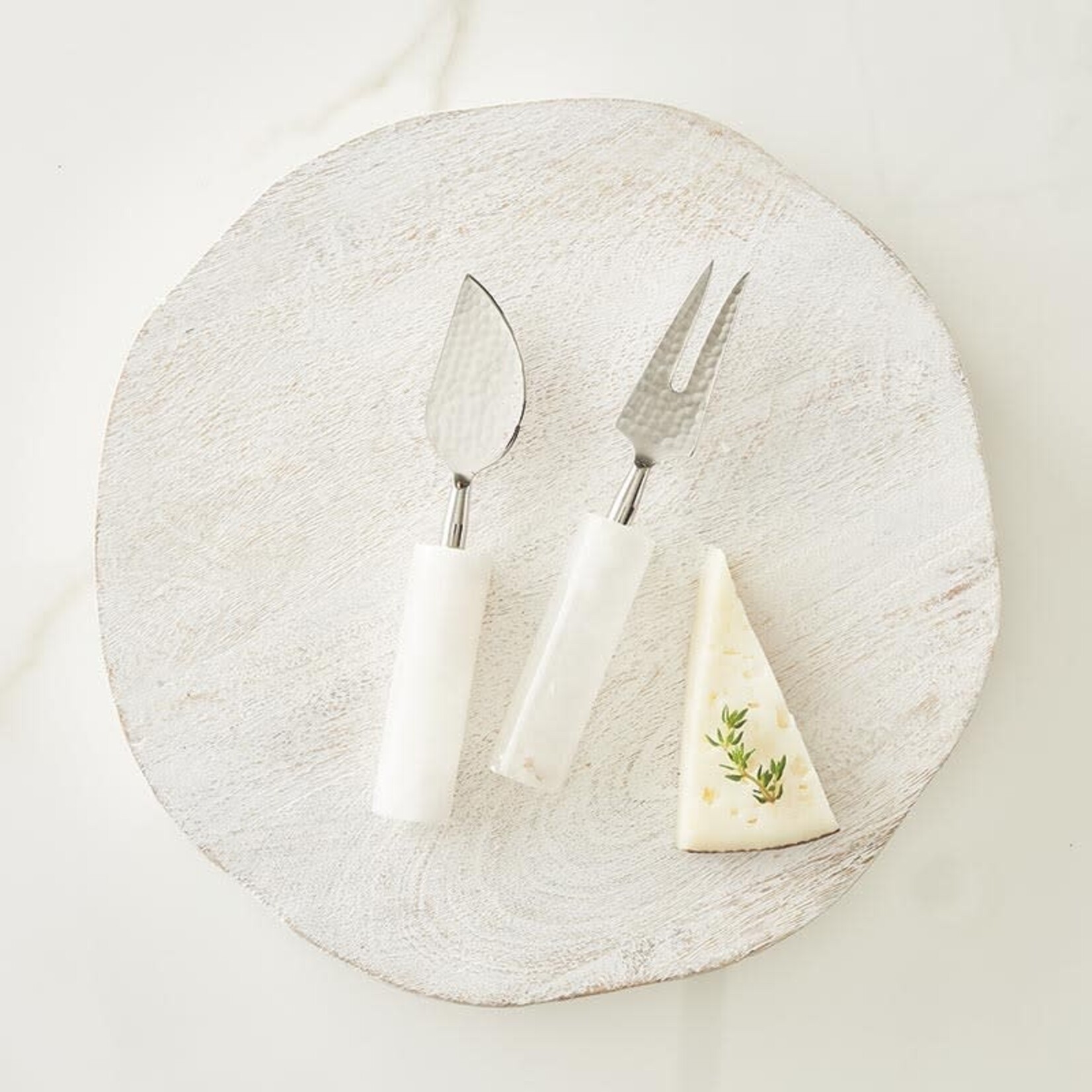 Face To Face F2F Alabaster Cheese Knives, set of 2