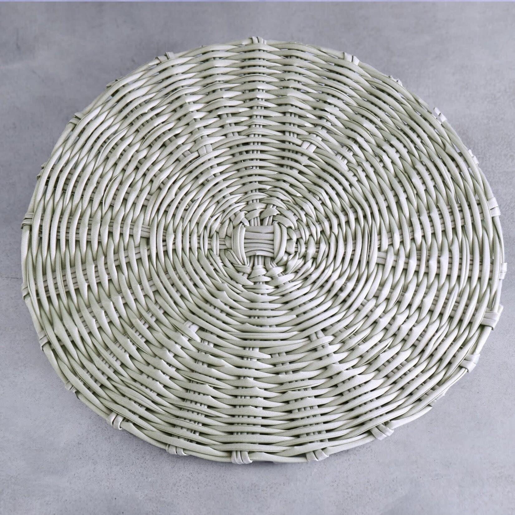 Beatriz Ball VIDA Faux Wicker Placemats, Seagrass, set of 4