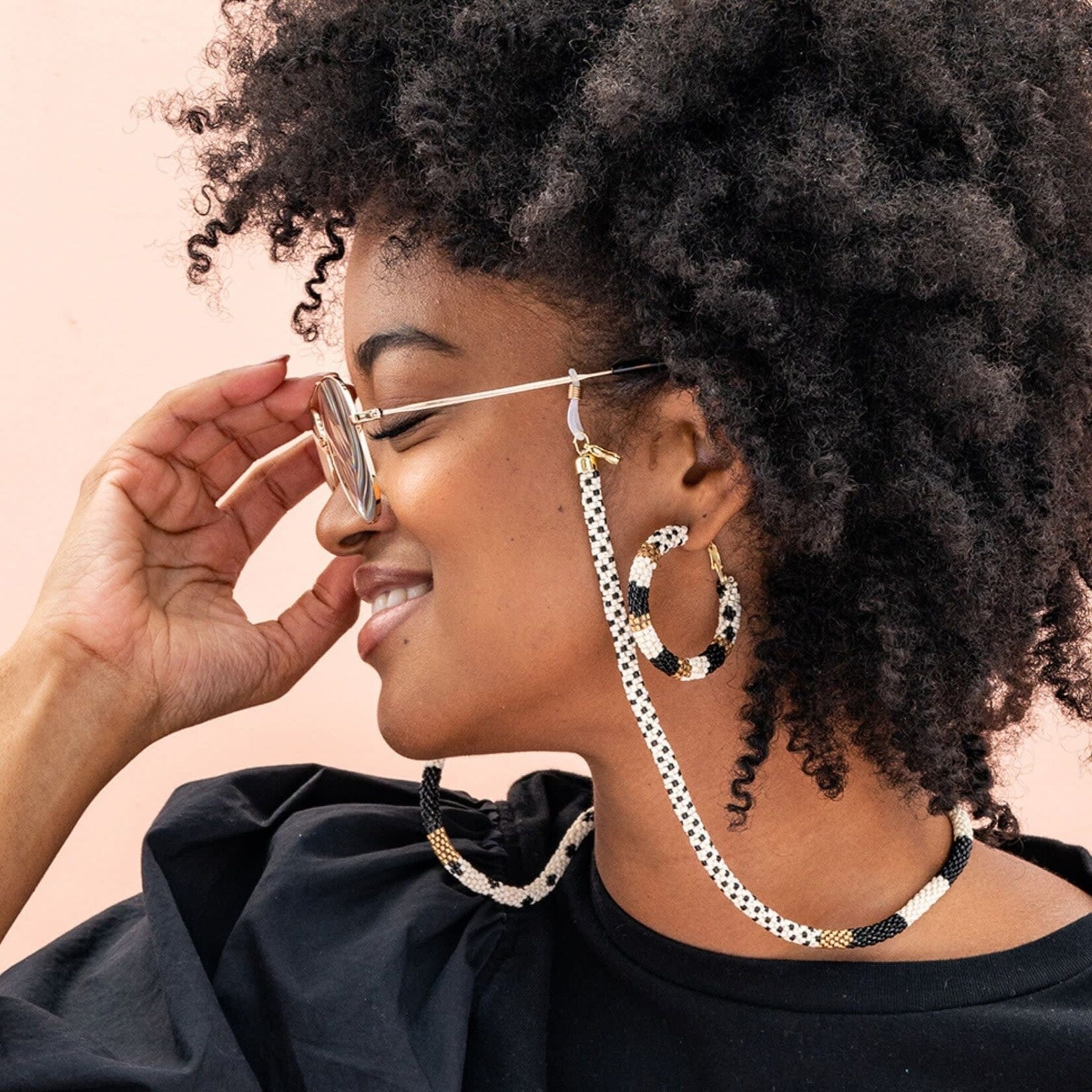 Ink + Alloy Beaded Eyeglass Chain