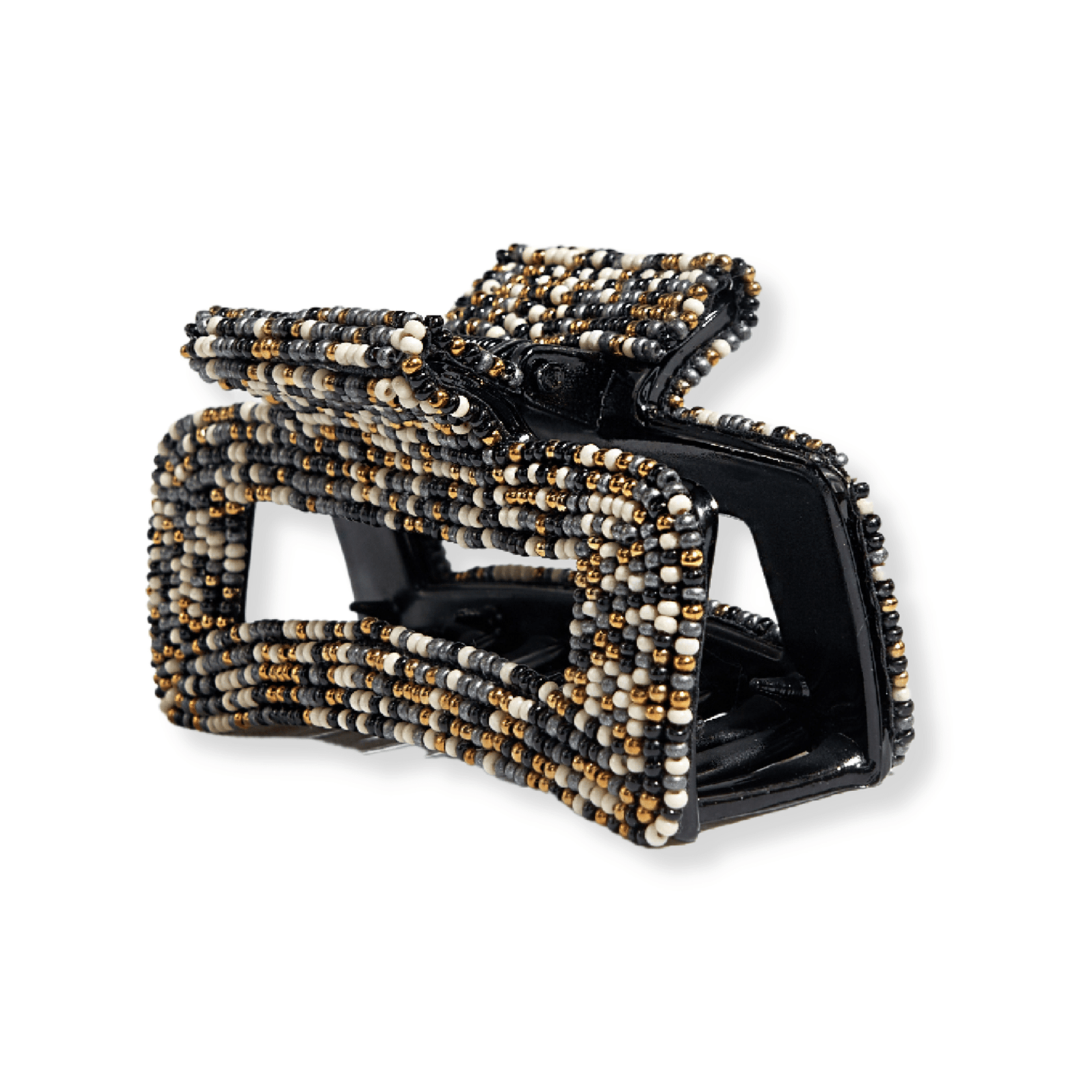 Ink + Alloy Confetti Beaded Hair Claw Clip