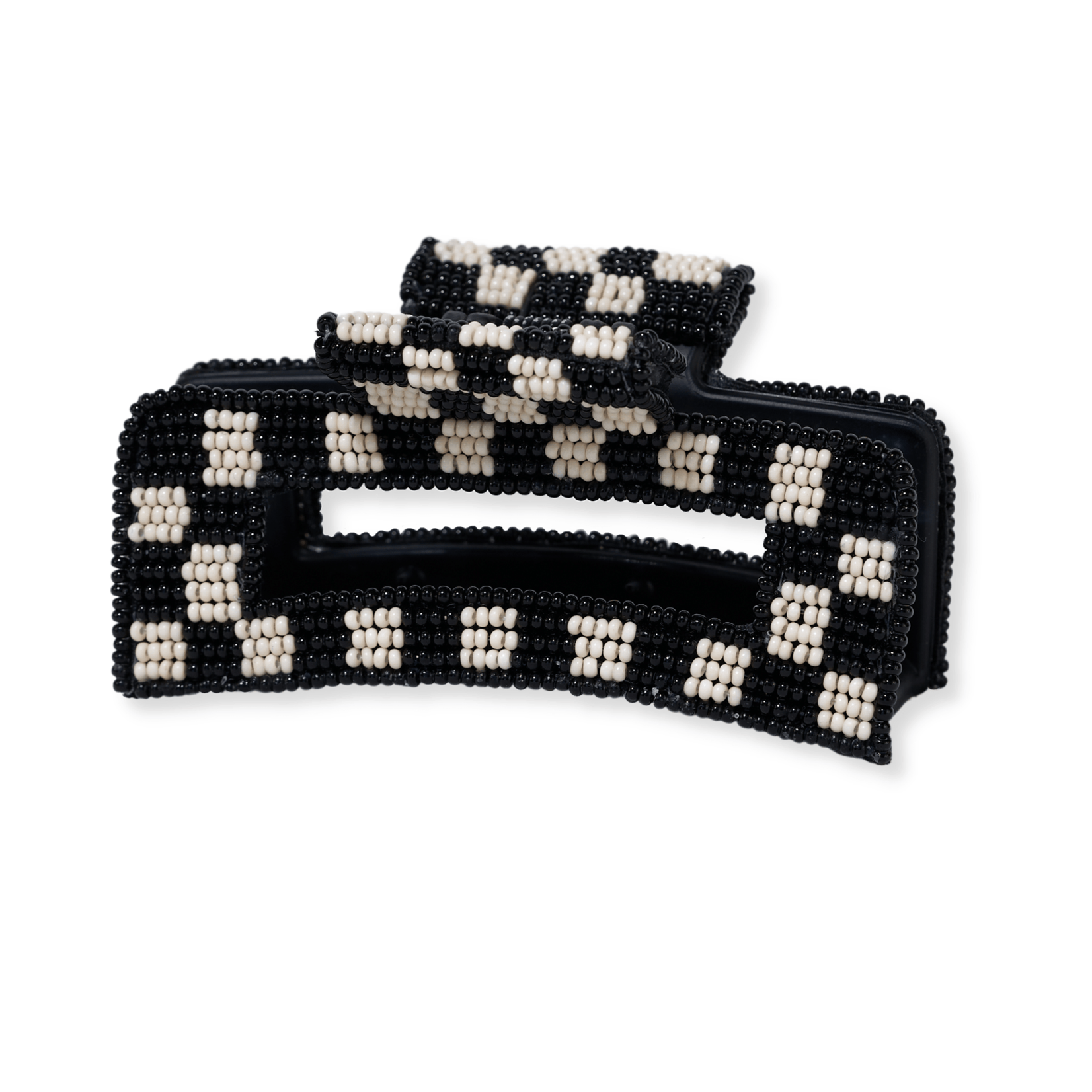 Ink + Alloy Confetti Beaded Hair Claw Clip