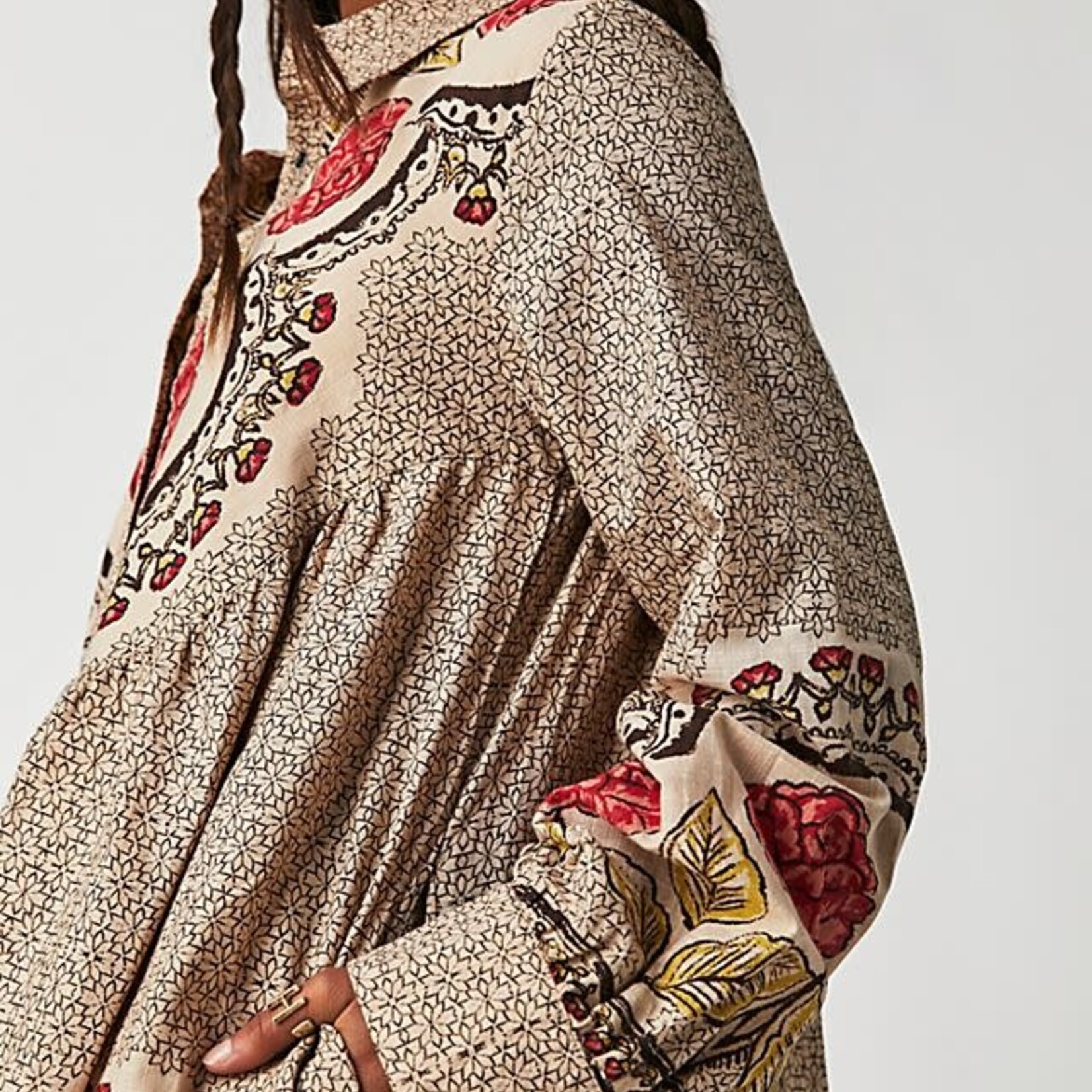 Free People Smell the Roses Mini Dress