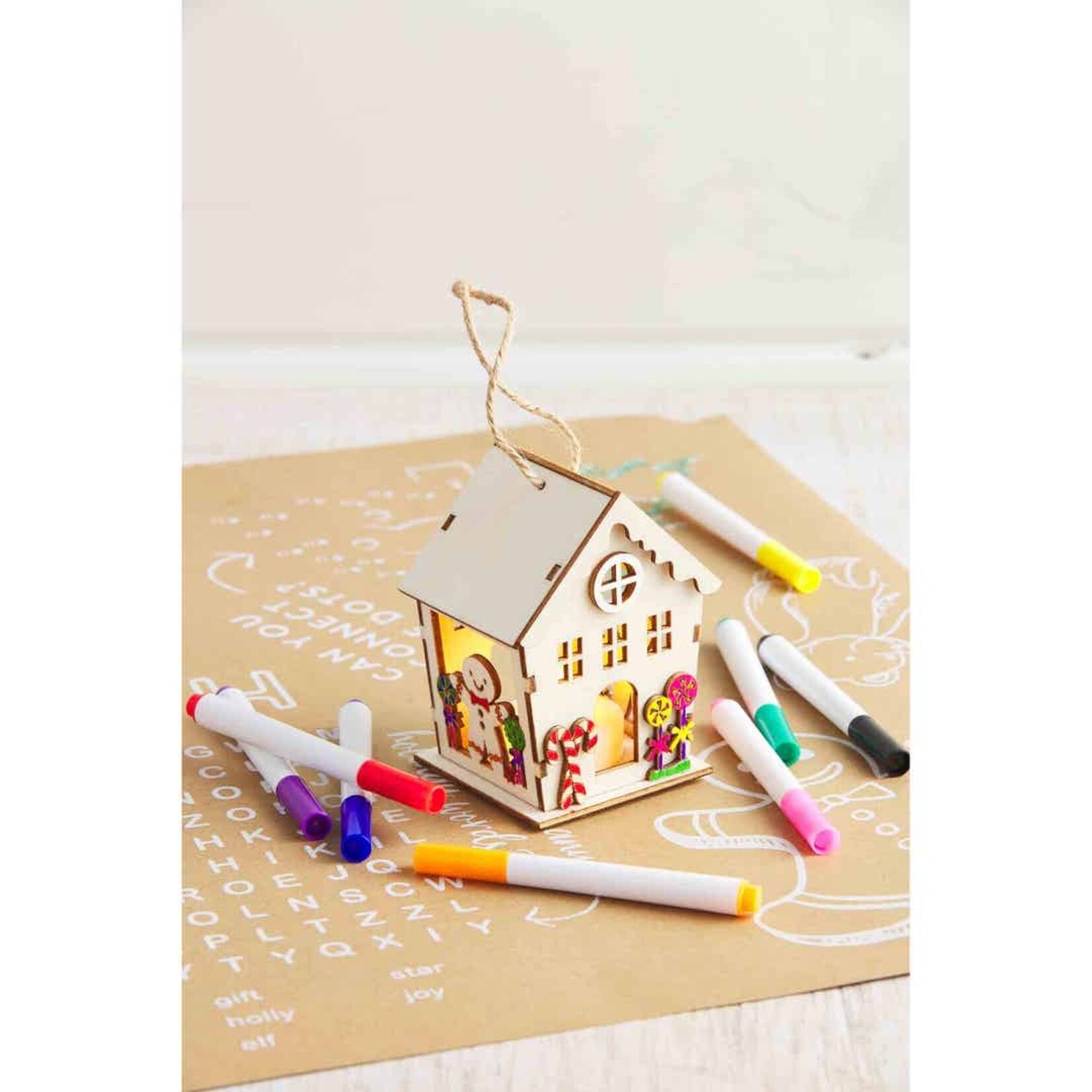 Mudpie DIY Gingerbread Ornament Kit