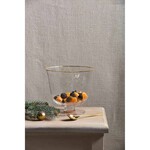 Mudpie Gold Edge Glass Pedestal Bowl