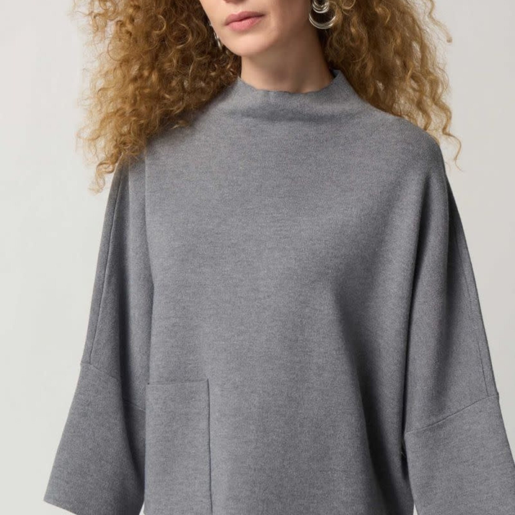 Joseph Ribkoff Funnel Neck Boxy Top