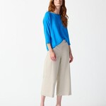 Joseph Ribkoff Cropped Pull On Wide Leg Pant