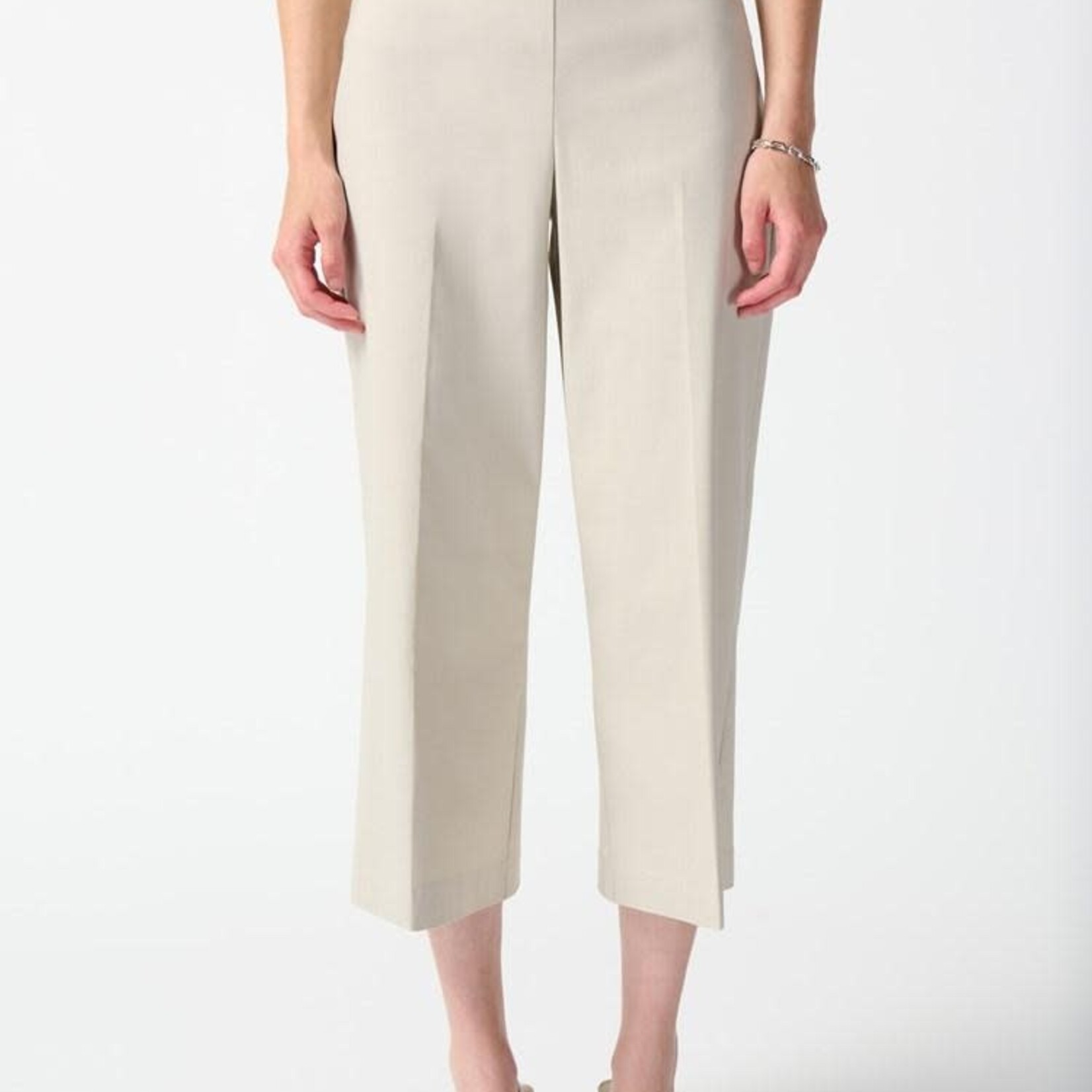 Joseph Ribkoff Cropped Pull On Wide Leg Pant