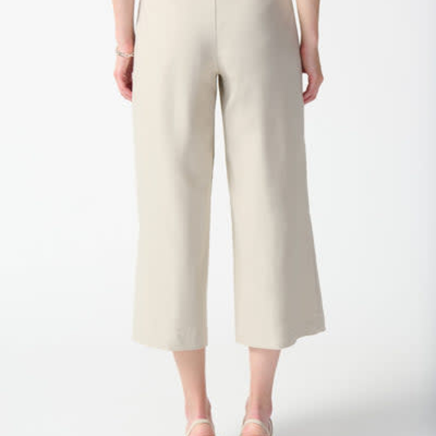 Joseph Ribkoff Cropped Pull On Wide Leg Pant