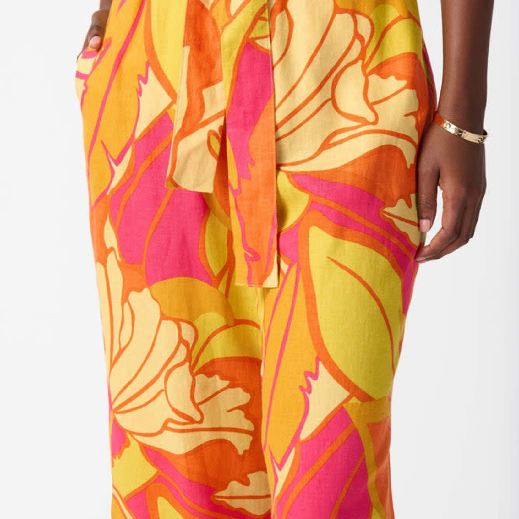 Joseph Ribkoff Tropical Wide Leg Crop