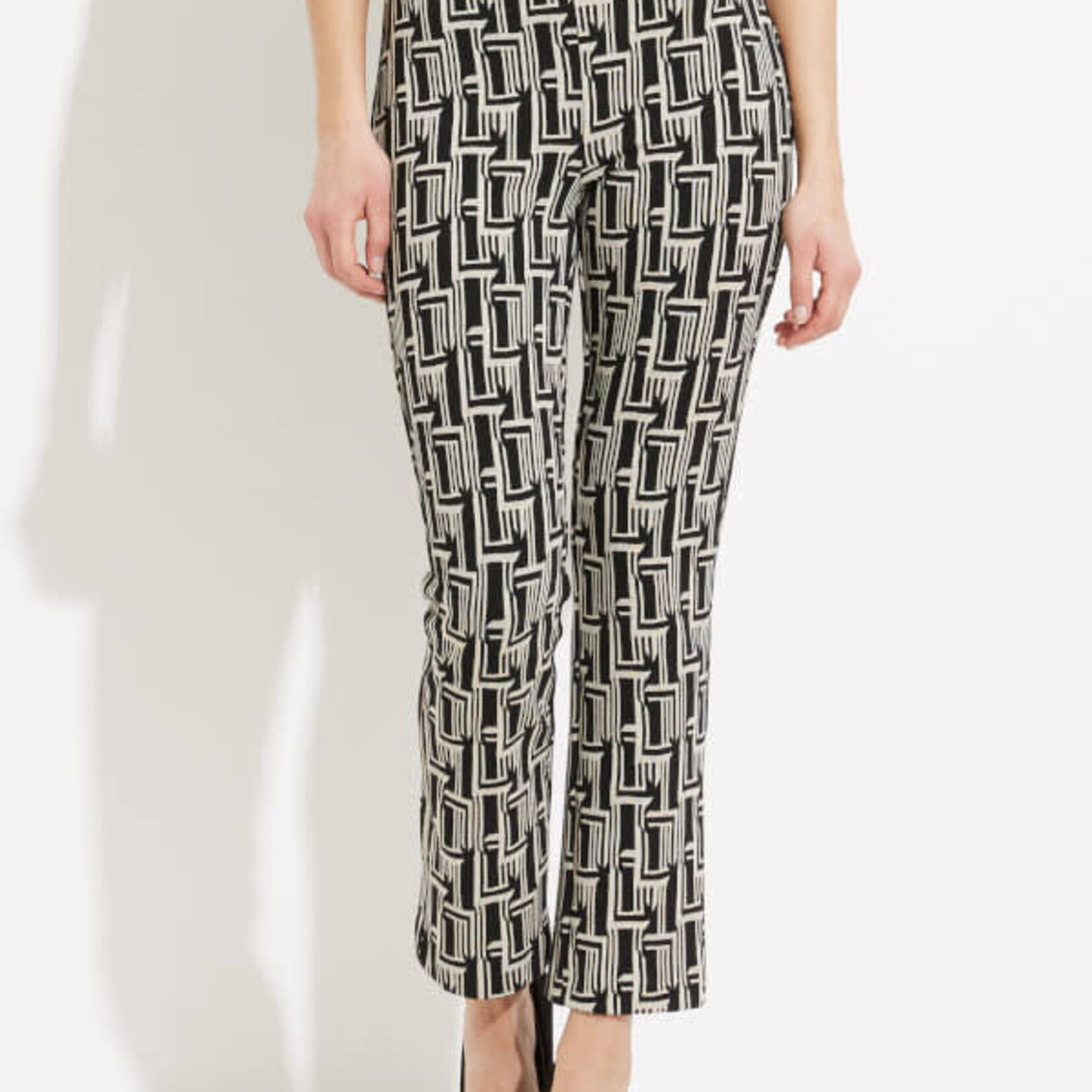 Joseph Ribkoff Geo Print Straight Leg Pant
