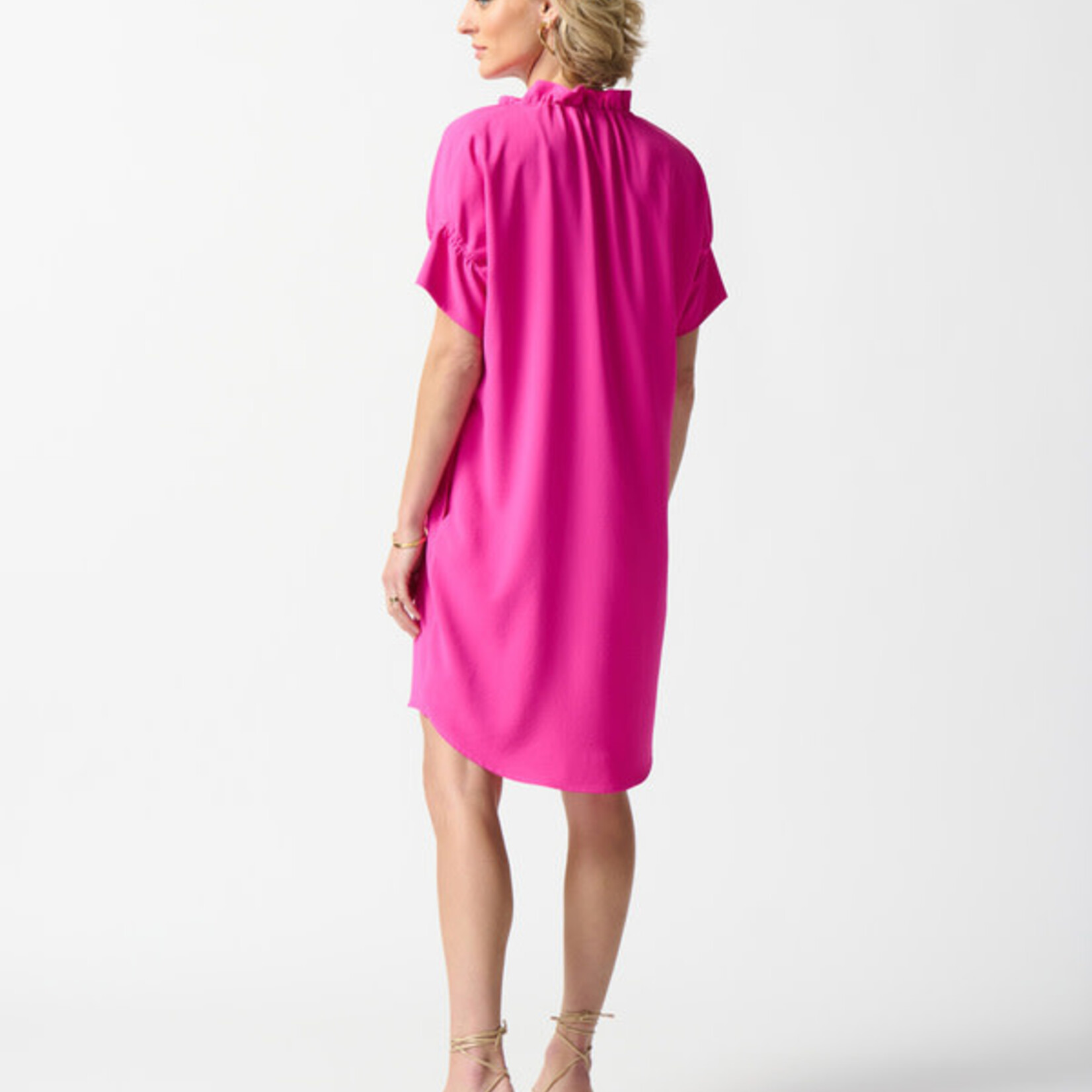 Joseph Ribkoff Ruffle Shirt Dress