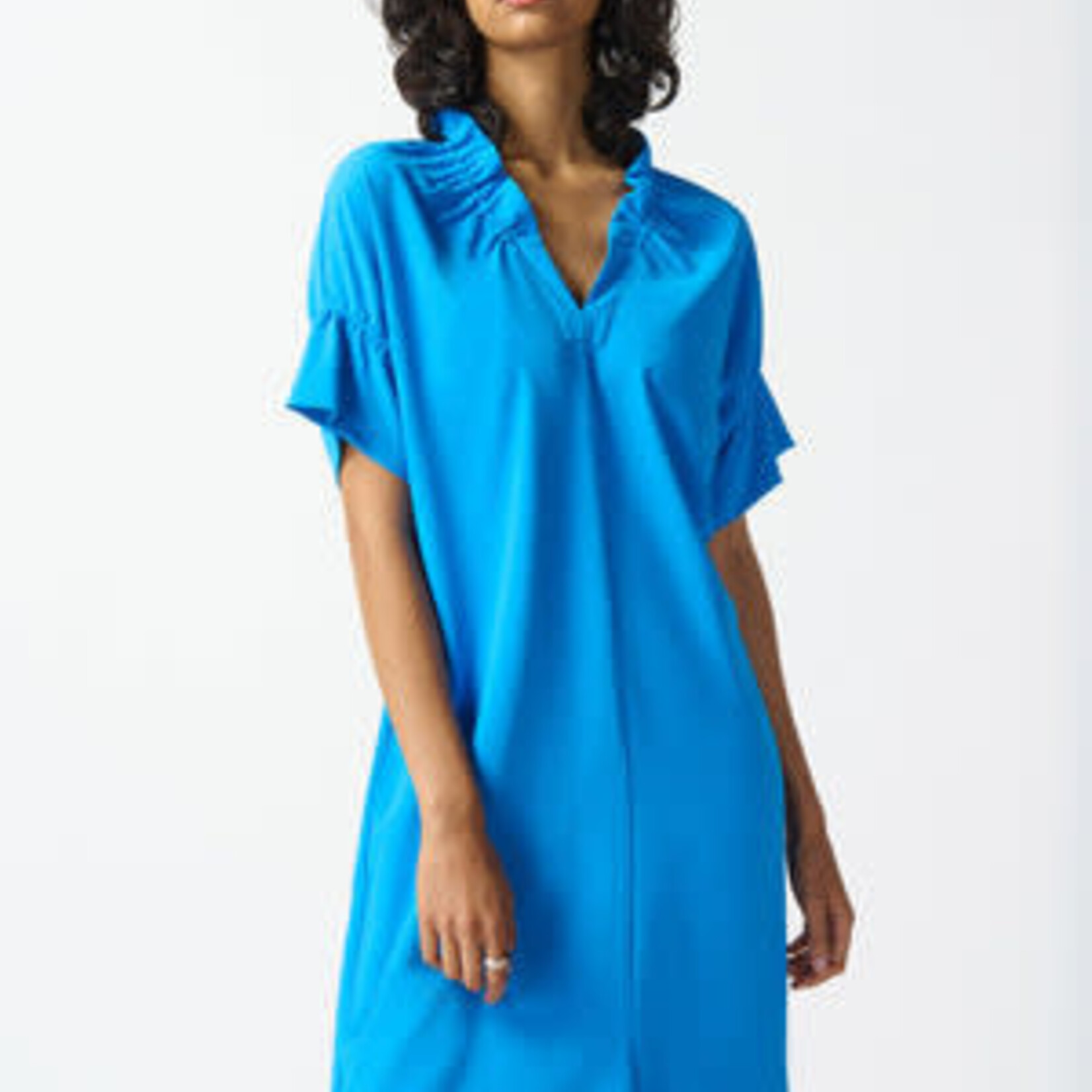 Joseph Ribkoff Ruffle Shirt Dress