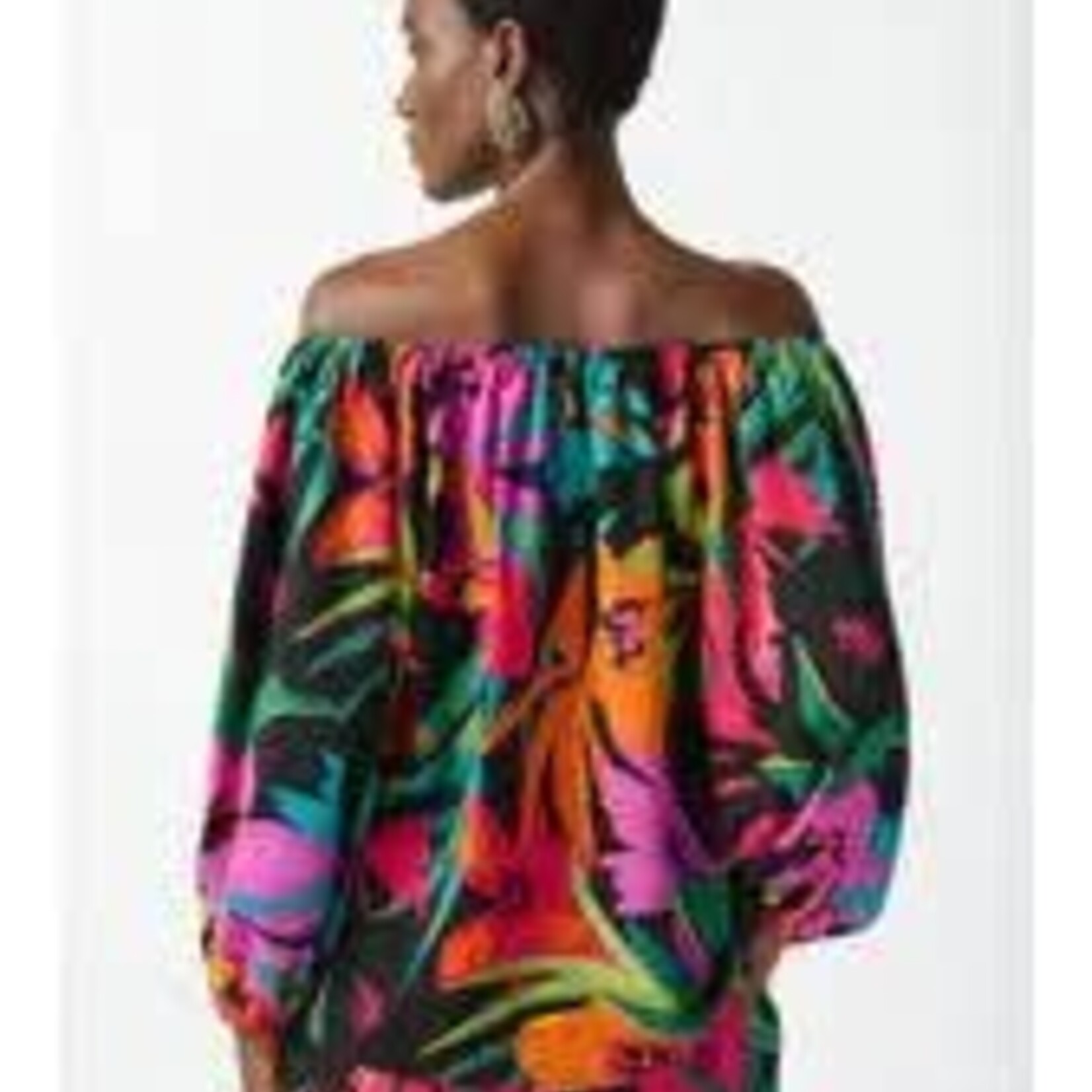 Joseph Ribkoff Tropical Print Top