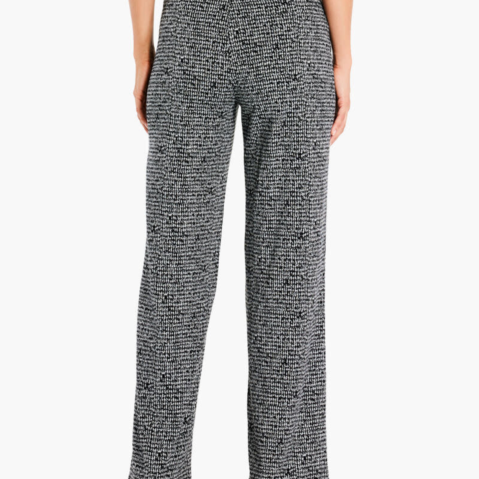Nic + Zoe Etched Tweed Wide Leg Pant
