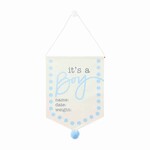 Mudpie New Baby Canvas Sign