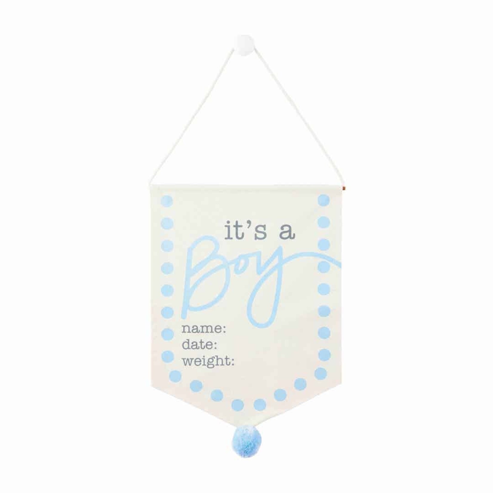 Mudpie New Baby Canvas Sign