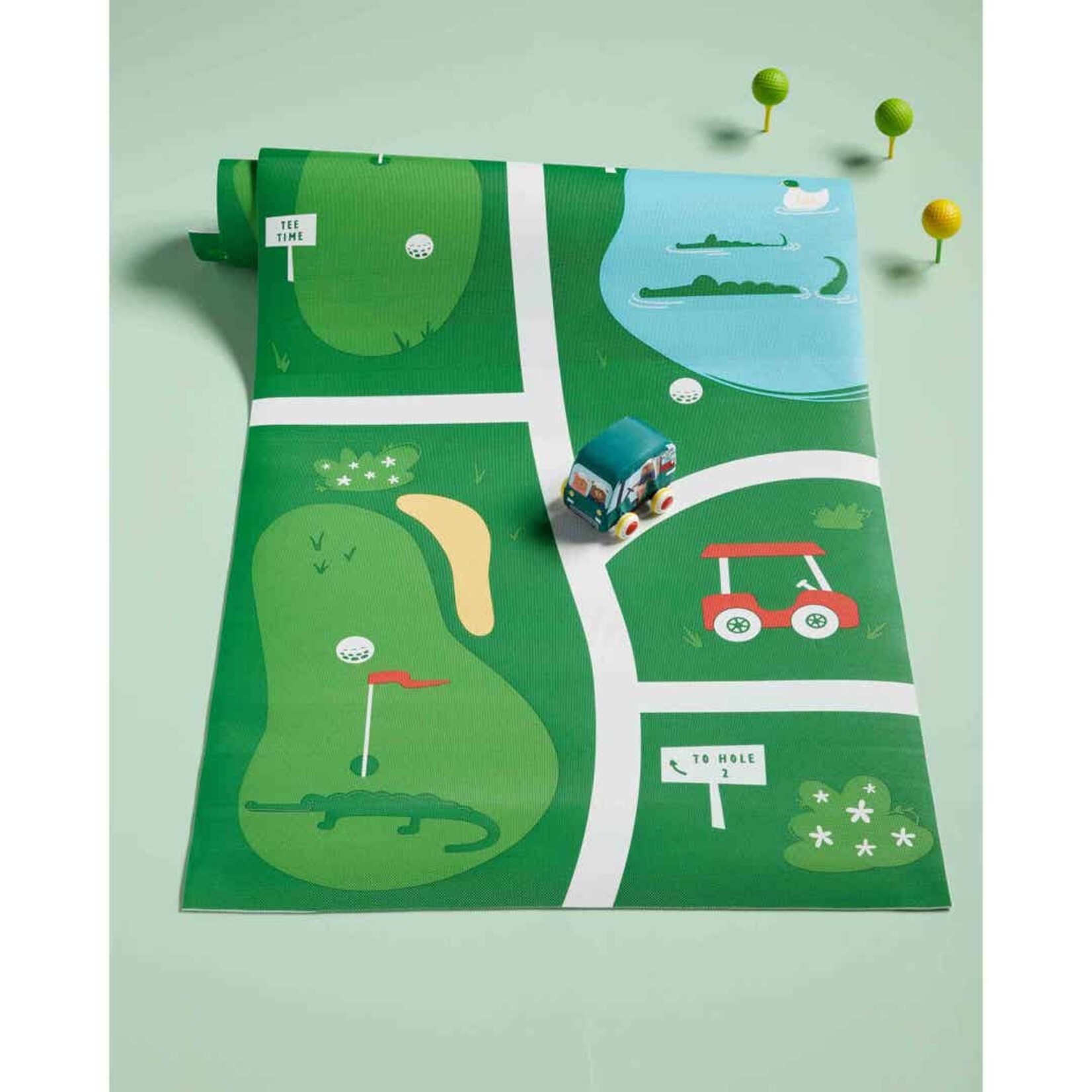 Mudpie Golf Cart w/ Golf Course Map