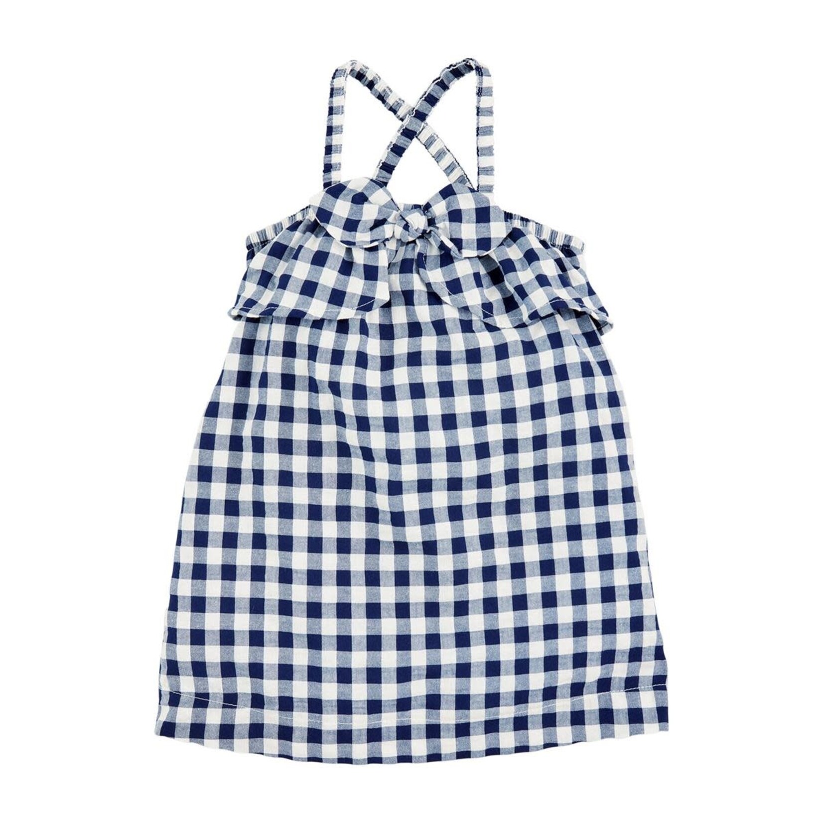 Mudpie Gingham Bow Dress