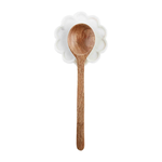 Mudpie Marble Scalloped Spoon Rest
