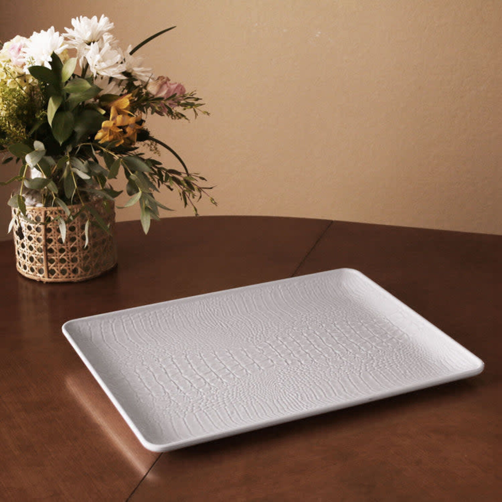 Beatriz Ball Vida Croc Large Rectangular Tray