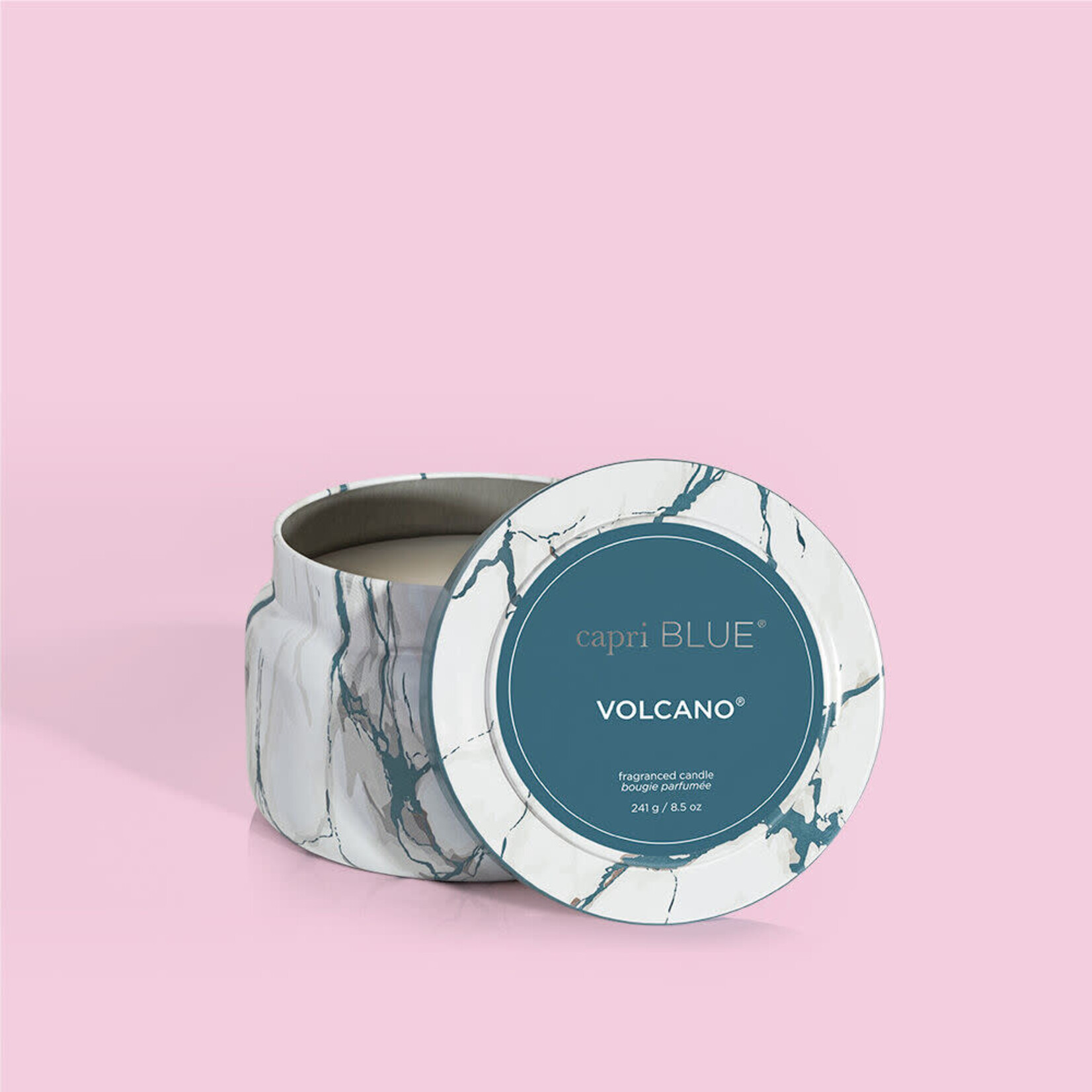 Capri Blue Modern Marble Travel Tin, 8.5 oz