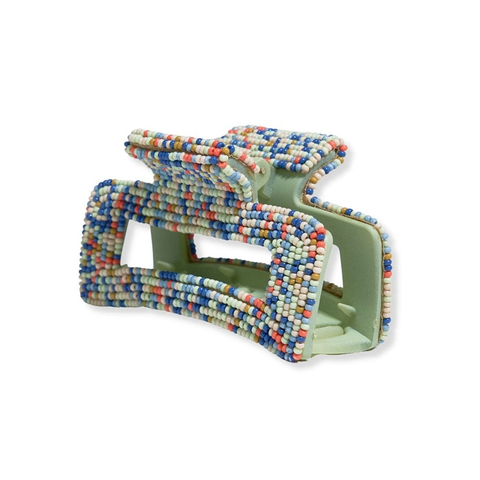 Ink + Alloy Confetti Beaded Hair Claw Clip