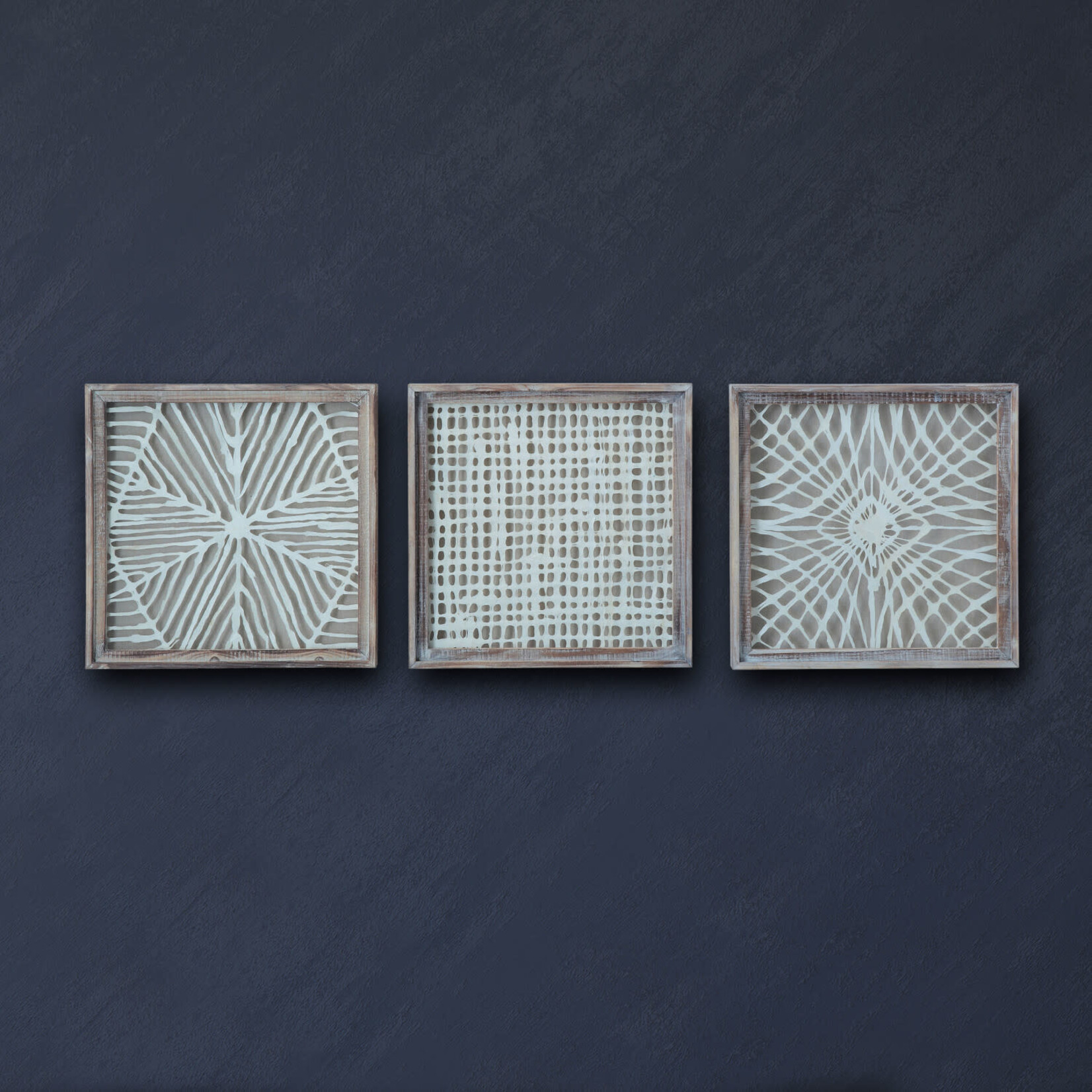Framed Handmade Paper Wall Decor