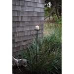 Yard Stake Candle Holder + Glass Hurricane