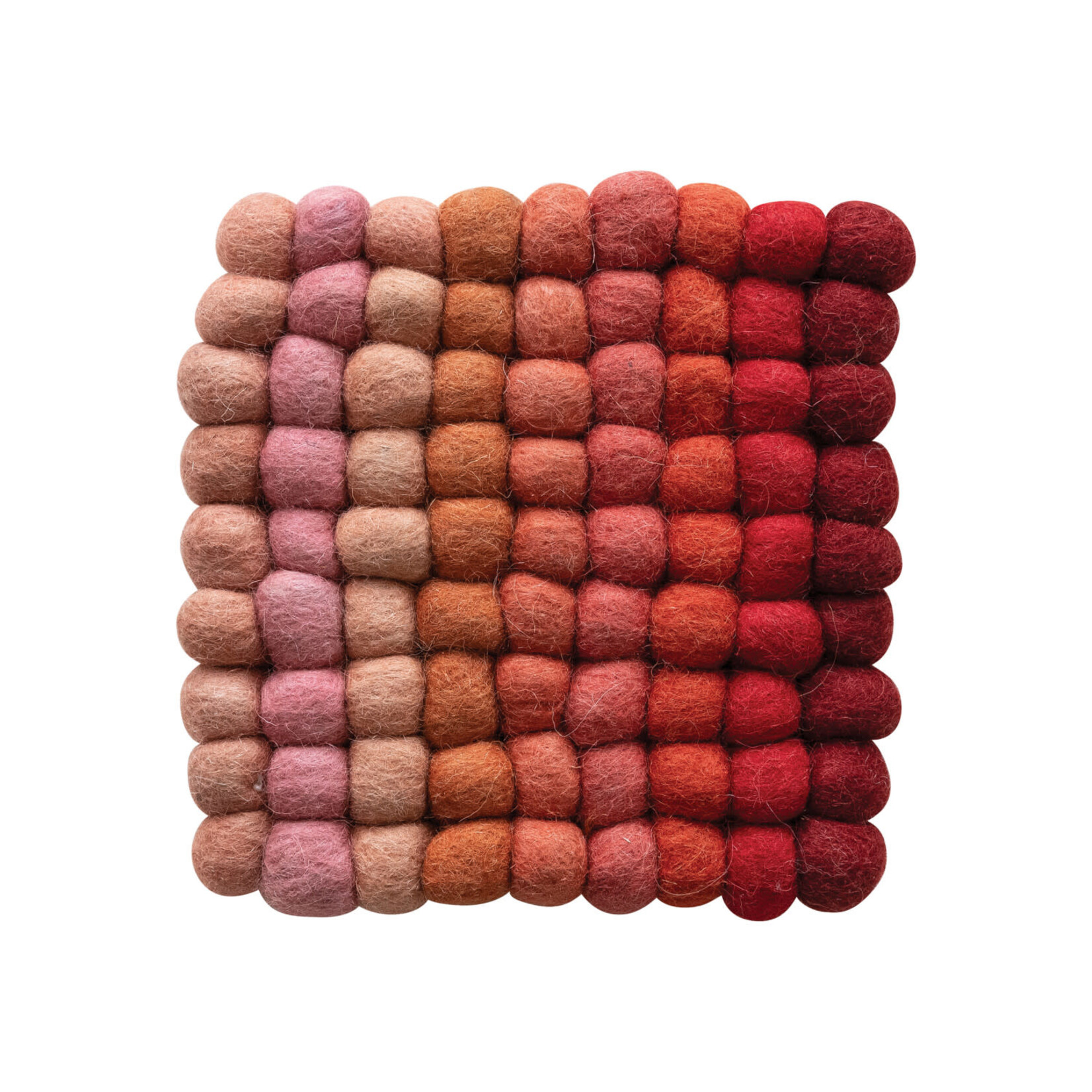 Wool Felt Ball Trivet