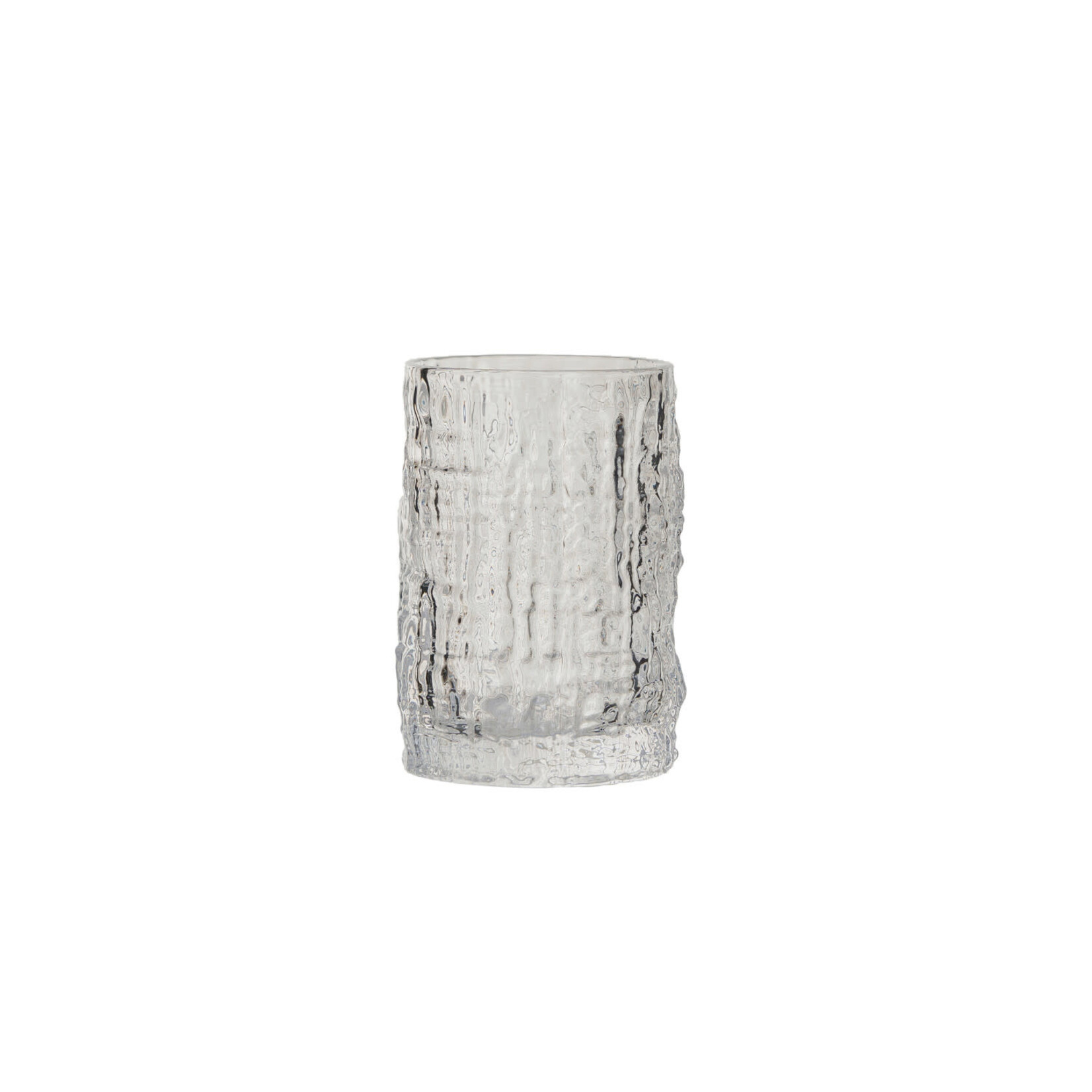 Textured Drinking Glass