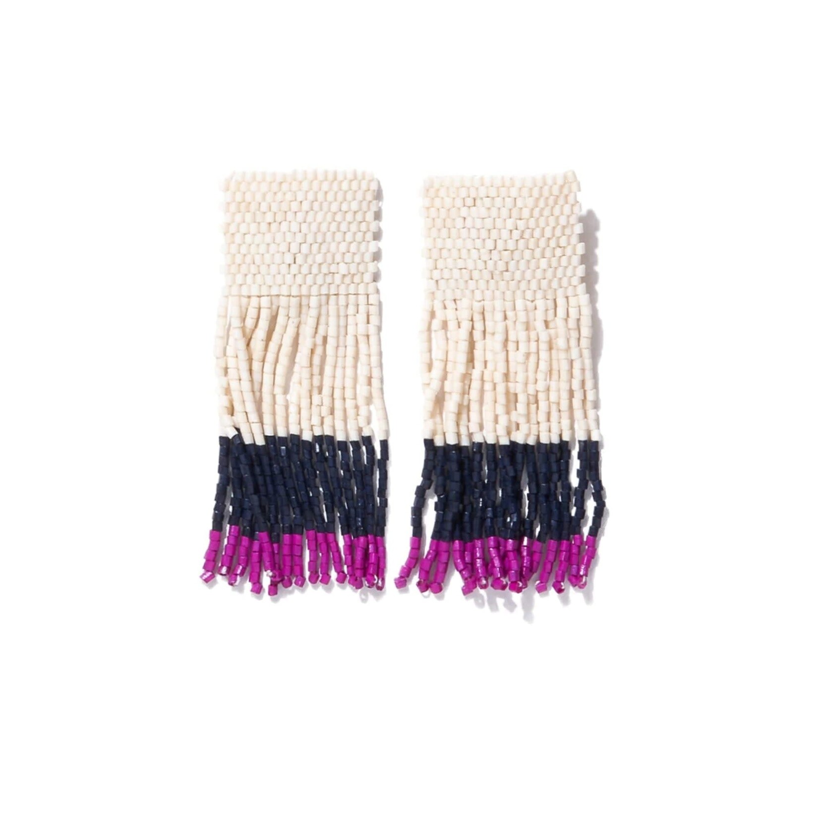 Ink + Alloy Ava ColorBlock Luxe Fringe Earring