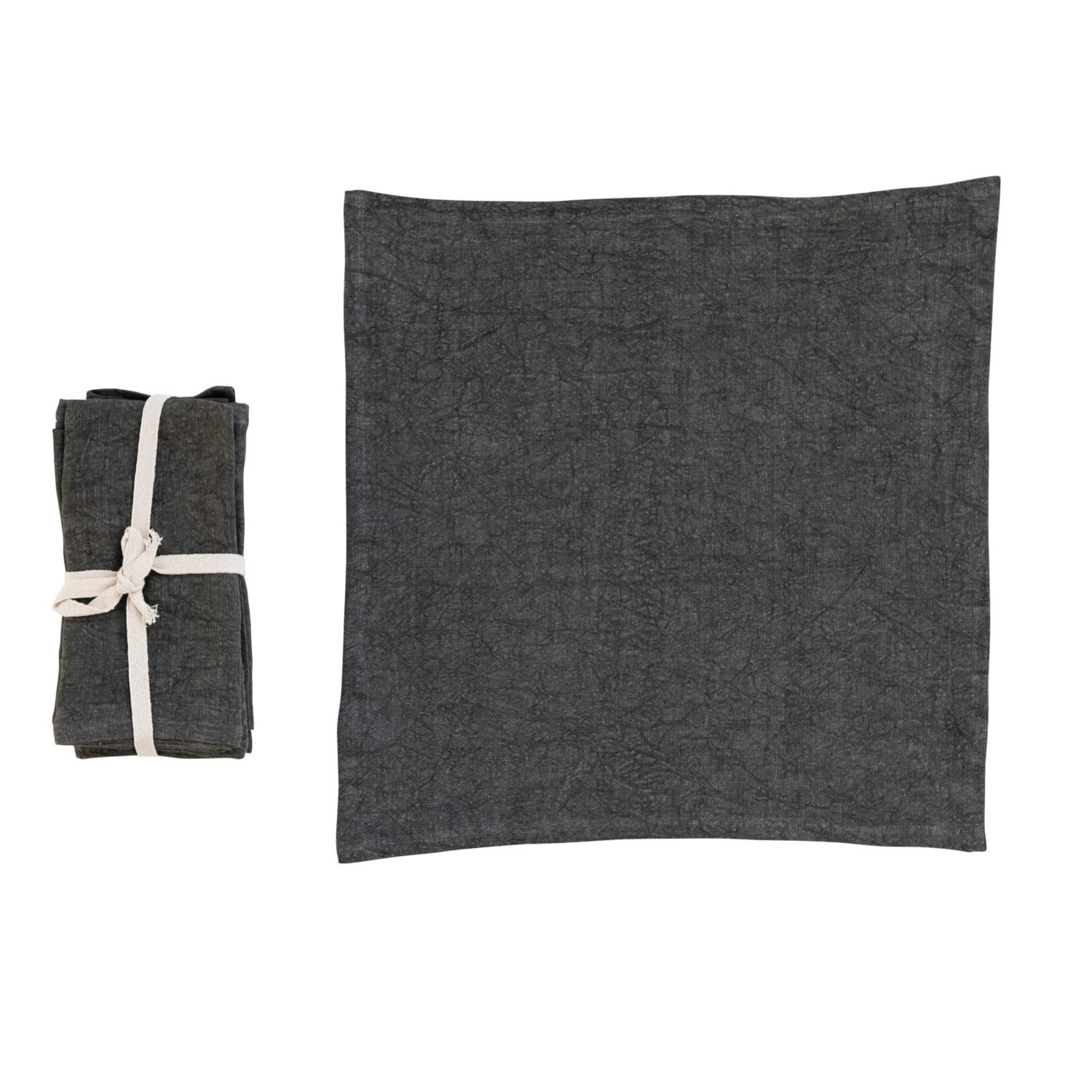 18" Square Stonewashed Linen Napkin s/4