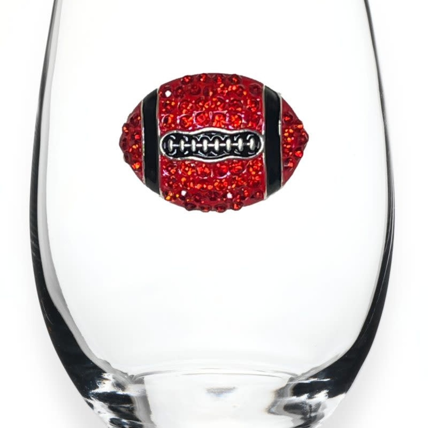 TheQueensJewels Stemless Jeweled Wine Glass