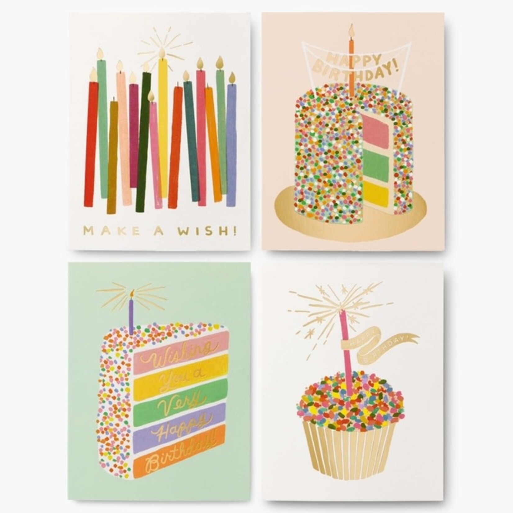 Rifle Paper Co Birthday Candles Keepsake Card Box