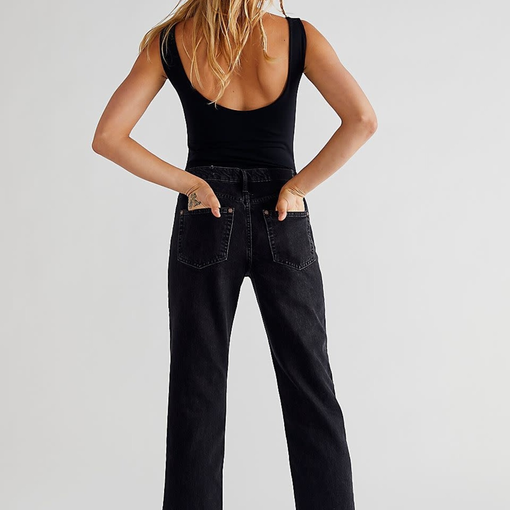 Free People Tapered Baggy Boyfriend