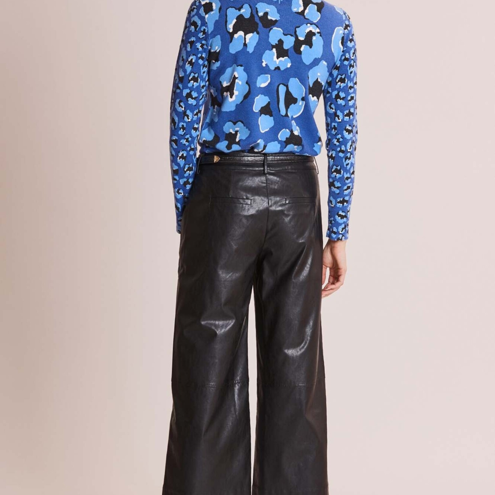 Rebecca Pleather Crop Pant