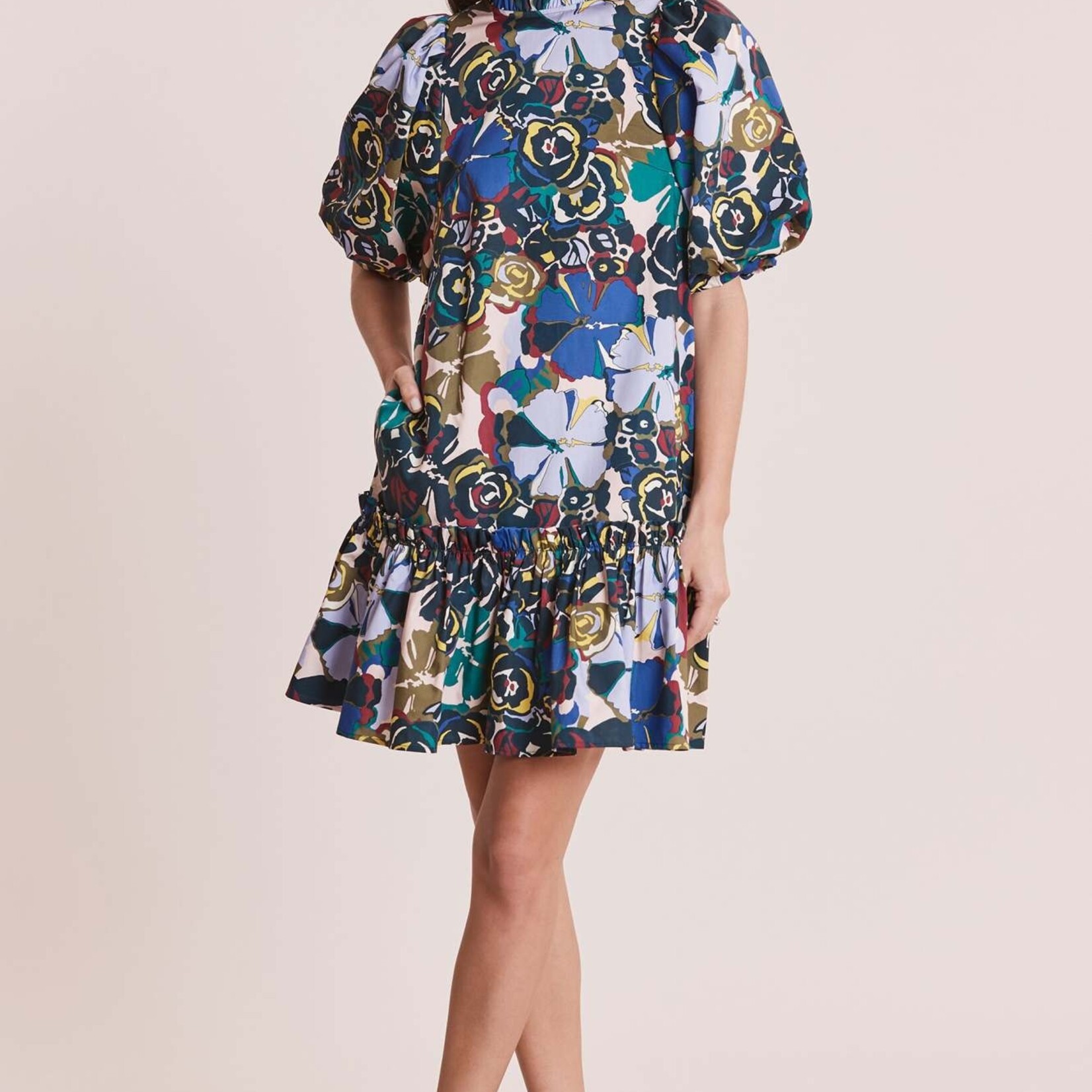Sammy Cotton Floral Skimmer Dress