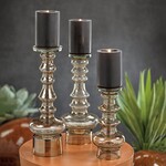 Fortaleza Glass Candle Holder tall 18"