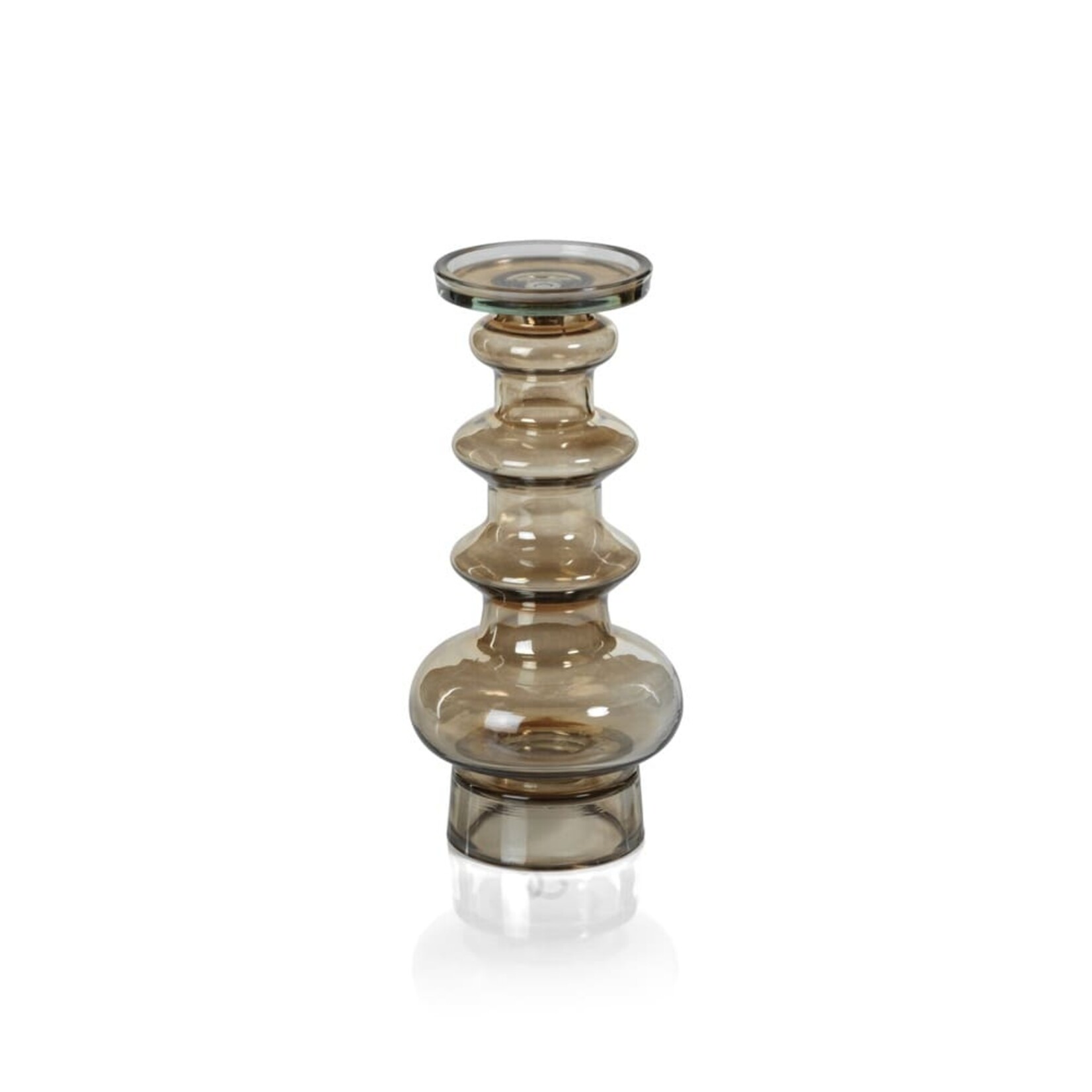 Fortaleza Glass Candle Holder small 11.5"