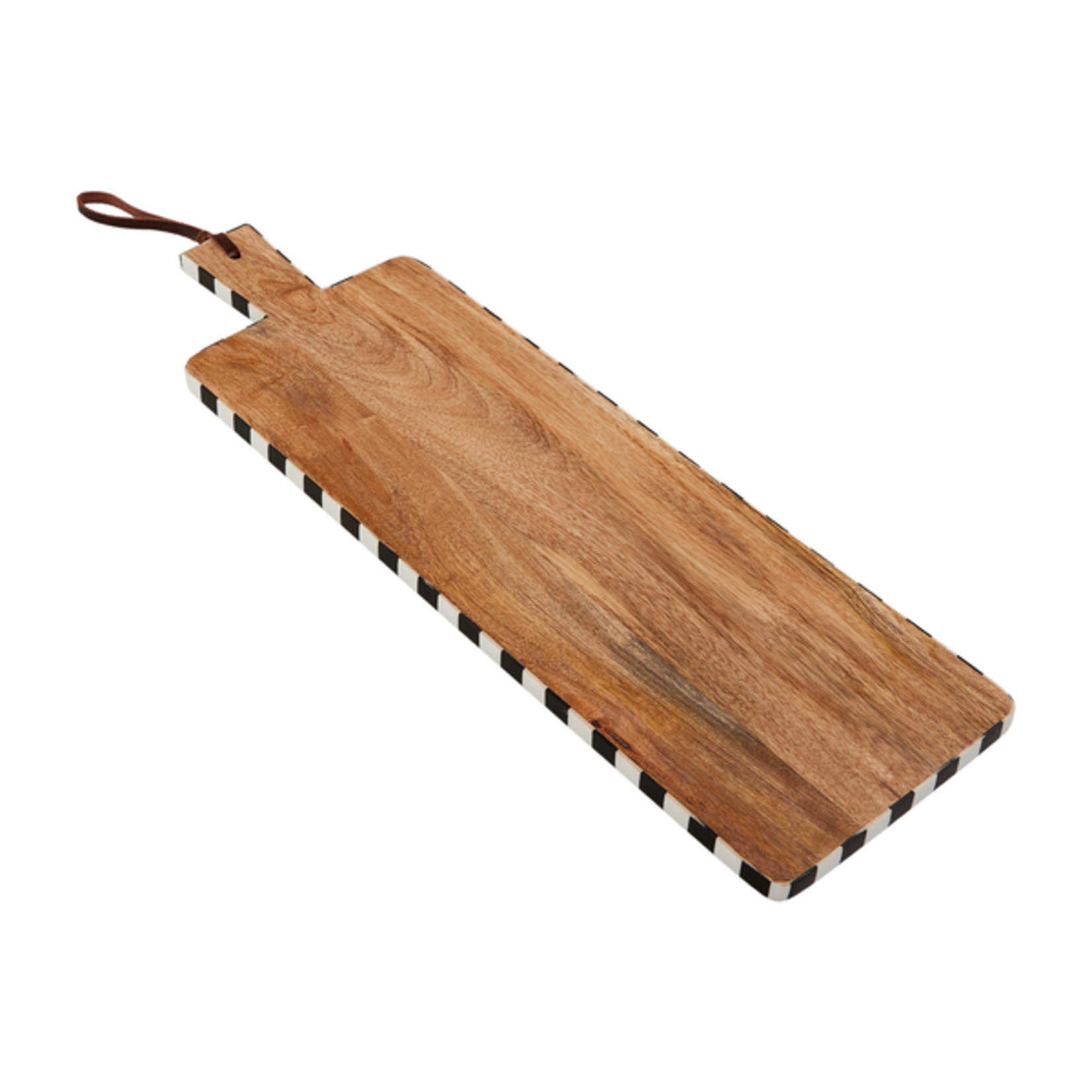 Mudpie Long Bistro Checked Edge Board