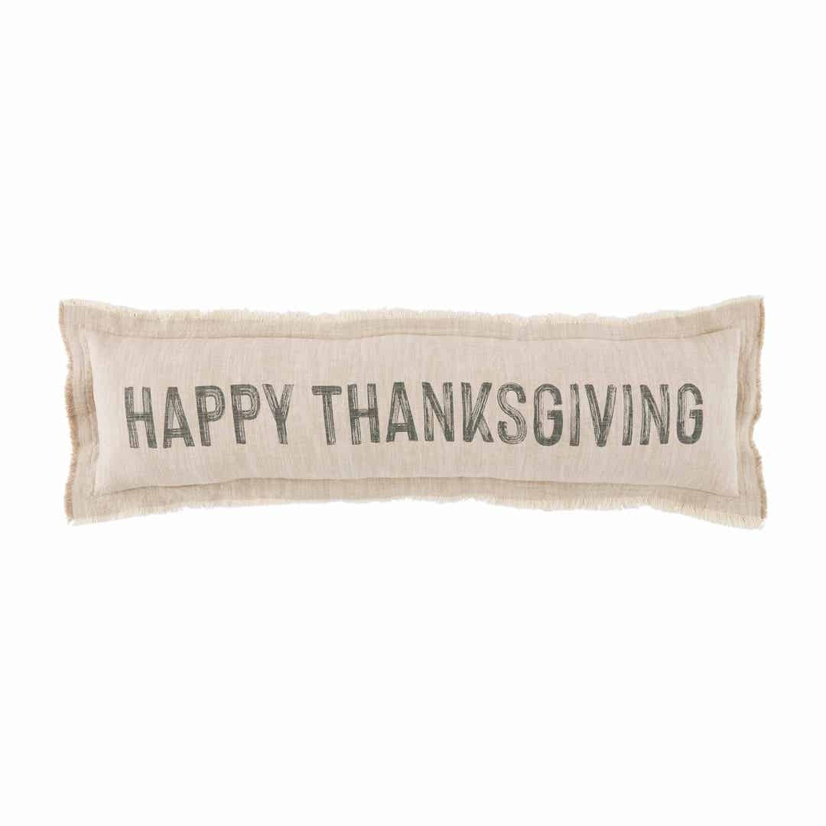 Mudpie Happy Thanksgiving Long Pillow