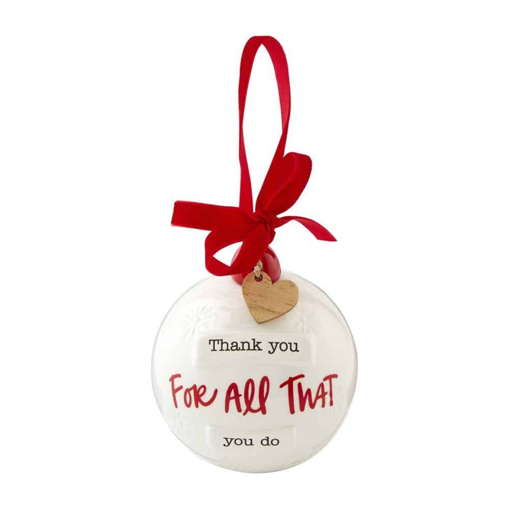 Mudpie Round Ornament