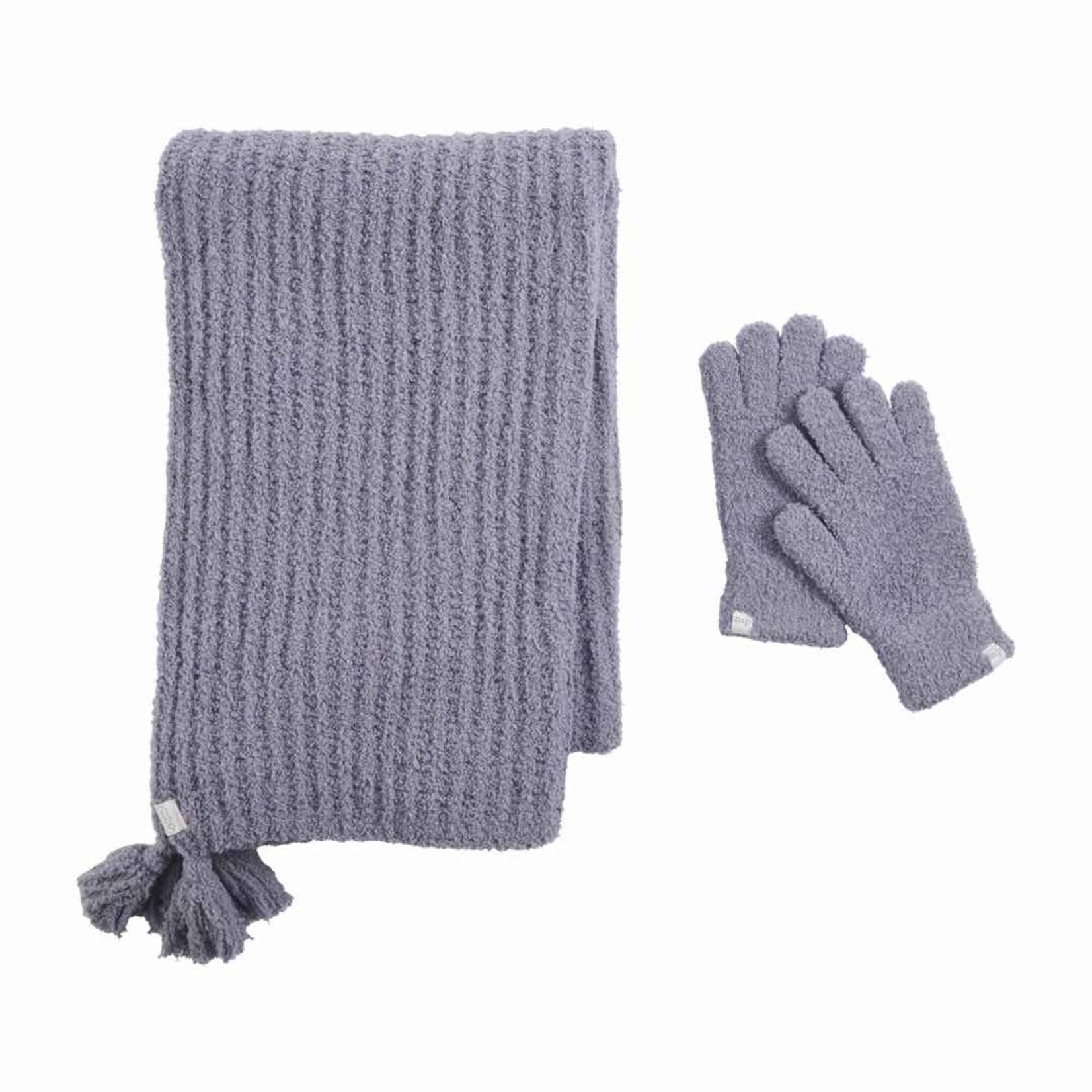 Mudpie Chenille Glove & Scarf Set
