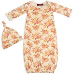 Organic Newborn Gown & Hat
