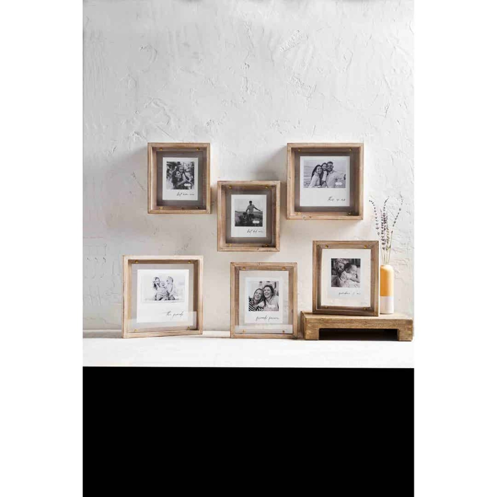 Mudpie Friends Forever Wood & Brass Frame