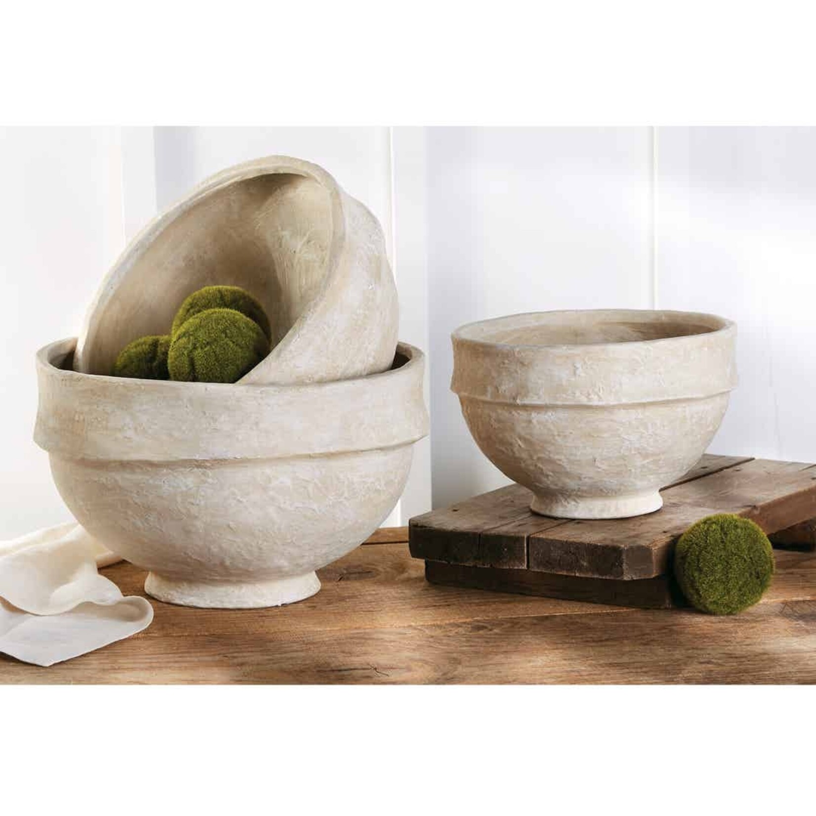 Mudpie Paper Mache Bowl, lg
