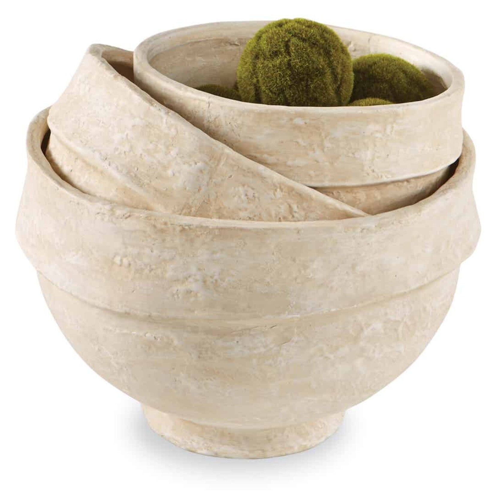 Mudpie Paper Mache Bowl, lg